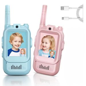 Interactive Walkie Talkies - Blue & Pink